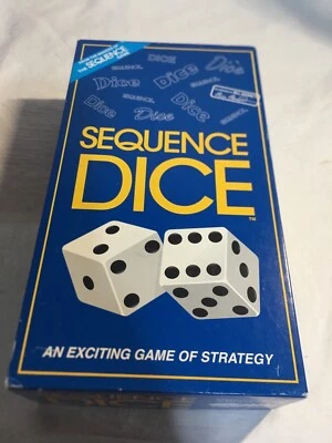 Sequence Dice Family Board Game Jax Ltd. Strategy & Luck 1999 Complete - Image 1 of 2