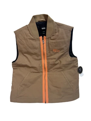 Novo Colete Vans Lizzie Armanto Burro com Zíper, Tamanho Médio - Novo com etiquetas! Skate - Imagem 1 de 4