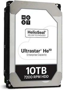 HGST Ultrastar He10 10TB,Internal,7200 RPM,3.5 inch (HUH721010ALE600) Hard Drive - Picture 1 of 1