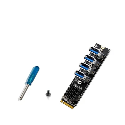 1X M.2 to PCIE PCI-E Adapter Card High Speed M-Key Graphics PCIE Expansion Card - Image 1 of 4