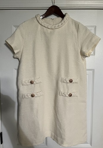 OFF WHITE Abito donna panna bianco sporco avorio grande