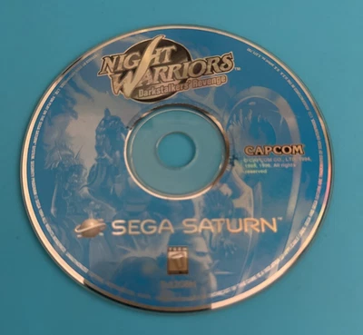 Night Warriors: Darkstalkers' Revenge (Sega Saturn, 1996) Disc only - Image 1 of 2