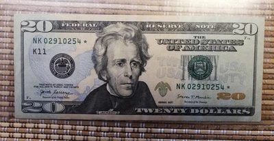 "STAR NOTE" $20  HIGH GRADE-2017-- A BEAUTY!!--Read for free shipping!! - Image 1 of 2