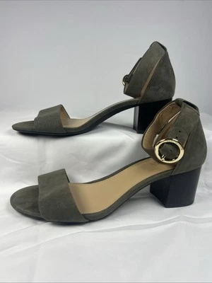 Michael Kors Woman's Sandals Olive Green 6M Lena Flex Mid Suede - Image 1 of 4