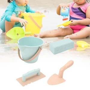 4x Beach Toys Set Beach Bucket and Shovel for Boys Girls Children Playing - Picture 1 of 5