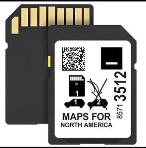 Generische 2024 Version GPS Navigation SD-Karte Karte USA passt Cadilia Chevry Buick GM - Bild 1 von 8
