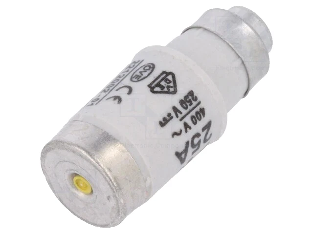 WEBER - DO2-25 - Fuse: fuse, gG,gL, 25A, 400VAC, 250V, industrial, D02 - Image 1 of 1