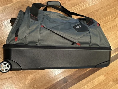 FUL 30" Rolling Wheel Duffel Bag Travel Luggage With Handle Adjustable Suitcase - Image 1 of 4