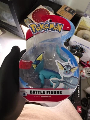 WCT Pokemon Serie 3 Figura de Batalla Vaporeon Figura de 3 Pulgadas Foto 1 de 4