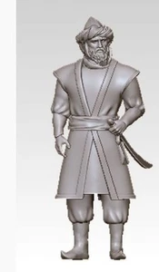  Arab Warrior Figure 1:16 Scale High Detail 3d Resin Printed - Picture 1 of 1
