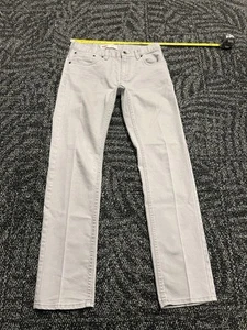 Vintage Y2K Levi’s 511 Youth (Sz 20R, 30x30) Distressed GrayDenim Jeans  - Picture 1 of 24