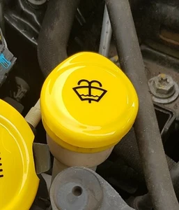 Mk4 Renault Clio RS - Proform Washer Bottle Cap Cover - Gloss Yellow Plastic - Picture 1 of 1