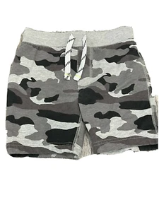 Boys (sz XS) JCrew Crewcuts Camo Knit Shorts in shades of gray and black - Picture 1 of 3