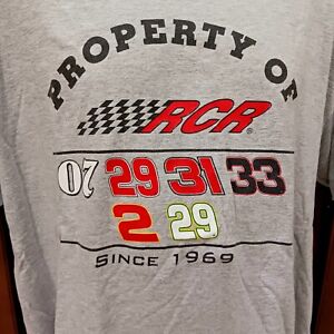 Richard Childress Racing 2XL Team Issued Gray Shirt NASCAR Harvick Bowyer Burton