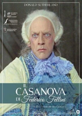 CG ENTERTAINMENT Dvd IL CASANOVA DI FEDERICO FELLINI con Donald Sutherland nuovo sigillato 1976
