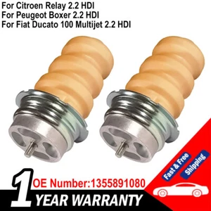 2Pcs Rear Bump Stop Set For Boxer Fiat Ducato Citroen Relay 1355891080 Peugeot - Picture 1 of 7