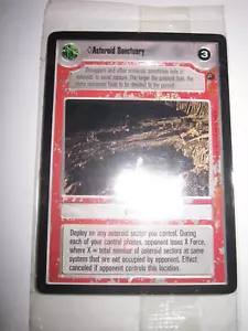 CCG STAR WARS RARE SEALED ASTEROID SANCTUARY DAGOBAH CORRECTED DECIPHER PROMO 97 - Picture 1 of 2