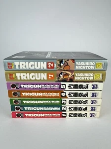 Trigun Vol 1 & 2 Rare CY Manga English Edition + Trigun Maximum Vol 1-5 - Foto 1 di 20