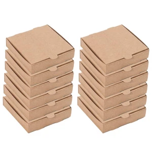 12pcs Blank Paper Pizza Box Empty Thicken Paper Pizza Case Takeout Pizza - Picture 1 of 12