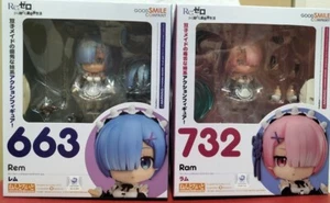 Re: Zero Rem Ram Set Nendoroid Figure Good Smile Company NEW from Japan - Picture 1 of 5