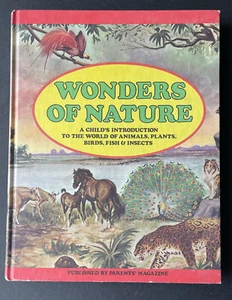 1974 "Wonders of Nature" Child’s Intro To The World Of Animals Vintage Book - Picture 1 of 24