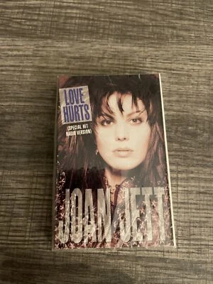 Sealed Joan Jett Love Hurts Cassette Single 1990 - Image 1 of 4