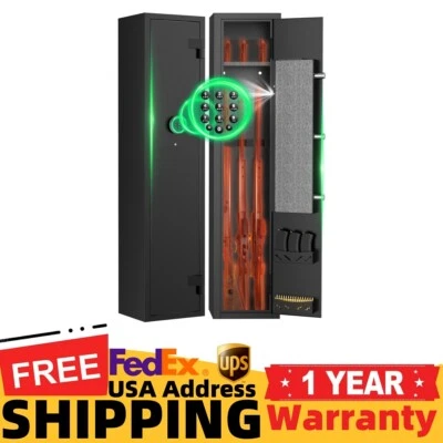 BESAFETY 2-4 Long Gun Safes, Cabinets for Home Storage, Quick Access Rifle Safe