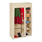 Set of 1 Folding Wardrobe VALENTIN XL Fabric Closet Clothing Storage Foldable 