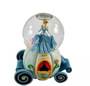 Disney Princess Cinderella Mini Snow Globe Pumpkin Coach Carriage 3" - Picture 1 of 5