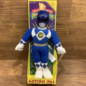 Mighty Morphin Power Rangers Action Pals Plush 10” Blue Ranger Figure NIB 1993 - Picture 1 of 15