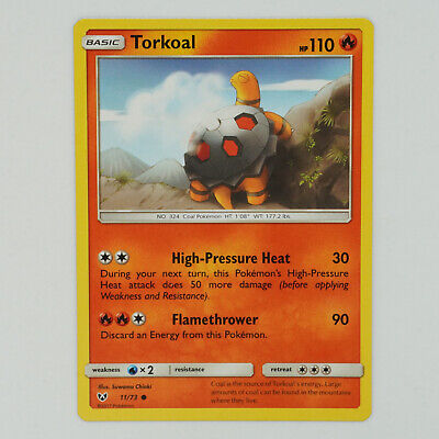 Torkoal 11/73 Common Shining Legends Pokemon Card