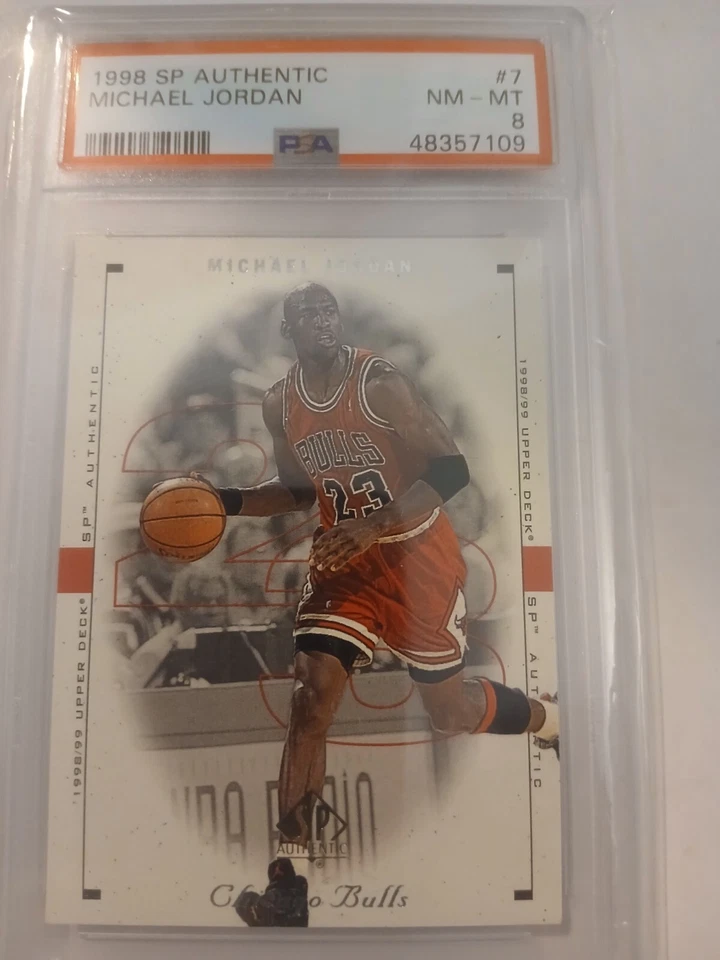 1998-99 Upper Deck SP AUTHENTIC  #7 Michael Jordan - NM-MINT - 7871 - Image 1 of 4