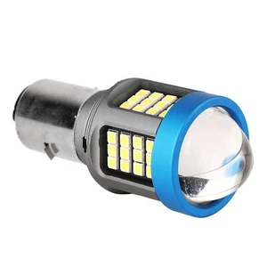 LED Motocicleta Ciclomotor Focos Bombilla Luz Frontal Blanco Aleación Al - Imagen 1 de 11