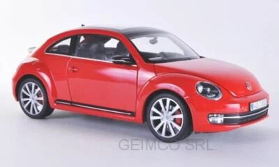 1:18 WELLY Volkswagen New Beetle 2012 Red WE18042R - Immagine 1 di 2