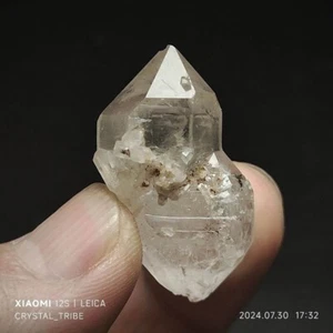 13g Natural Herkimer Diamond Quartz Crystal Double Terminating Healing 4829 - Picture 1 of 18