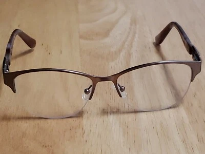 CATHERINE DENEUVE CD0409 53/17-135  BRONZE-MULTI-COLOR WOMEN EYEGLASSES HALF RIM - Image 1 of 4