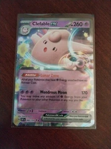 Tarjeta de Pokémon Clefable ex 082/197 Obsidian Flames ultra rara casi nueva - como nueva - Imagen 1 de 2