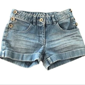 Nautica Girls Denim Shorts size 8 - Picture 1 of 3
