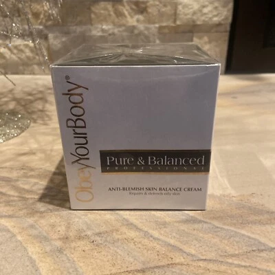 ObeyYourBody крем против дефектов кожи чистый и сбалансированный 1,7 унц запечатанный новый - Изображение 1 из 4