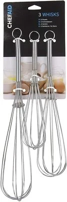 Chef Aid Whisks (Set of 3) 20.5cm/22.9cm/25.5cm [6311] - Image 1 of 2