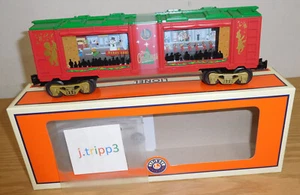 Lionel 2228120 Merry Christmas Parade Red Aquarium Car O Gauge Lighted Toy Train - Picture 1 of 6