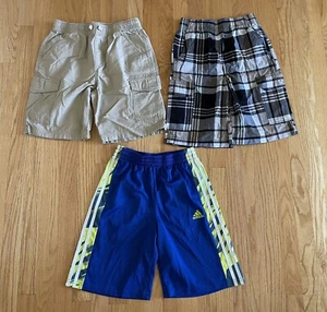 lot of 3 Boys Youth Medium Shorts Adidas, Canyon River & Epic Threads - Picture 1 of 8