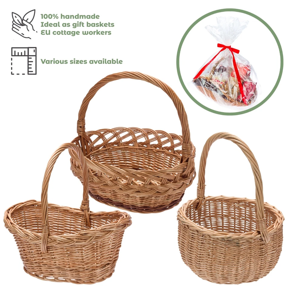 Geschenkkorb Dekokorb Aufbewahrungskorb Spielzeugkorb Kaminkorb Marktkorb - Bild 1 von 1