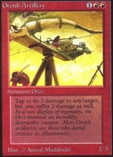 Magic: the Gathering - Orcish Artillery - Unlimited - Near Mint, English MTG TCG