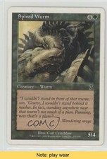 2001 Magic: The Gathering - Core Set: 7th Edition Spined Wurm #270 READ 0l2
