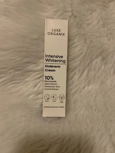 Luxe Organix Intensive Whitening Underarm Cream 10% Niacinamide 30g. US Seller - Picture 1 of 2
