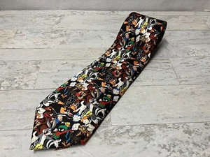 Looney Tunes Vintage 2002 Warner Brothers 100 % Seide Krawatte TAZ BUGS MARVIN - Bild 1 von 6