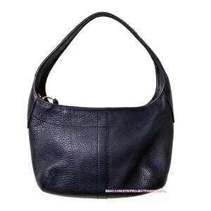 Bolso Hobo Coach Ergo Demi Negro 11611 Pequeño Cuero Guijarro - Imagen 1 de 12