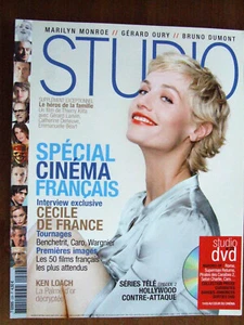 MAGAZINE STUDIO N°226 CECILE DE FRANCE GERARD OURY AVEC DVD 2006 SOMMAIRE - Picture 1 of 5