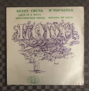 ULTRA RARE HONG KONG 7" BETTY CHUNG D'TOPNOTES OSAKA JAPAN EXPO 1970 - Picture 1 of 4